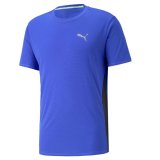 Kort�rmet T-shirt til M�nd Puma Bl� #1