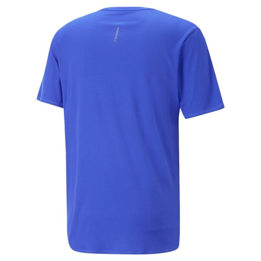Kort�rmet T-shirt til M�nd Puma Bl� #2