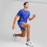 Kort�rmet T-shirt til M�nd Puma Bl� #4