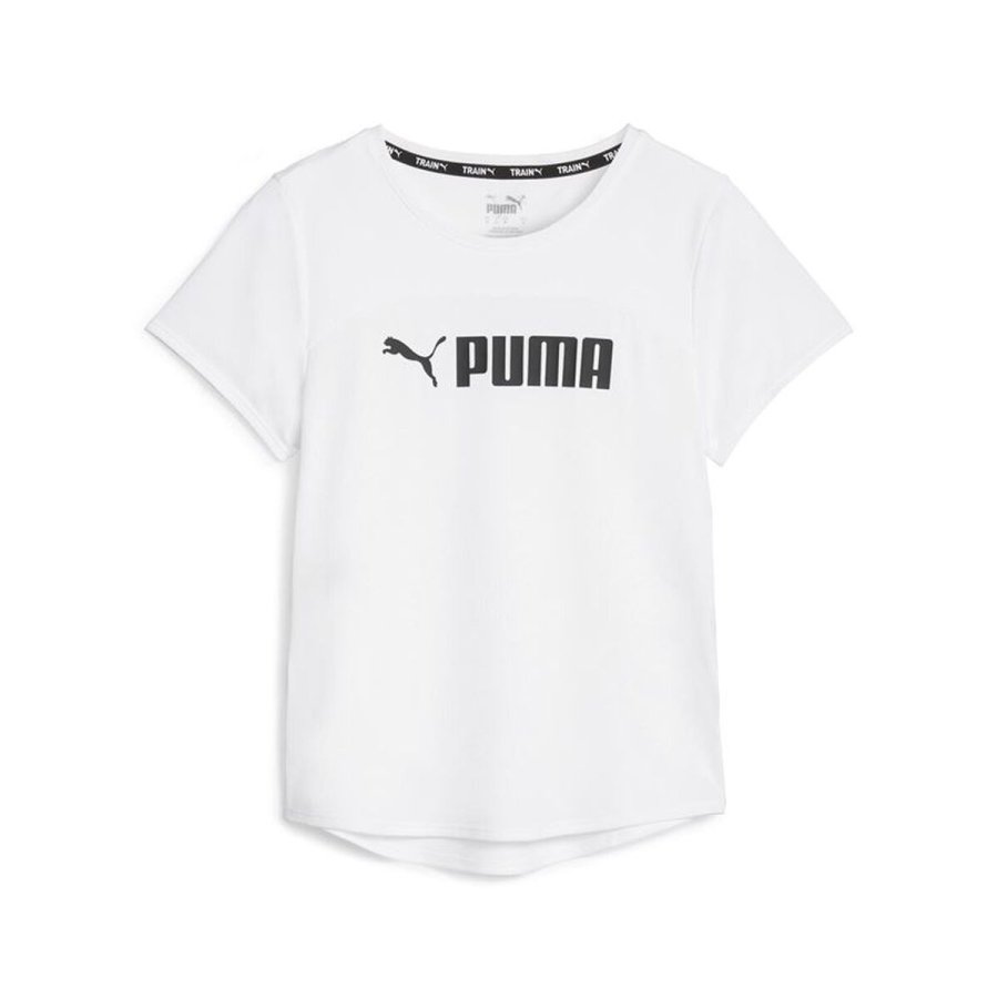 Kort�rmet T-shirt til Kvinder Puma 523844 02 Hvid #1