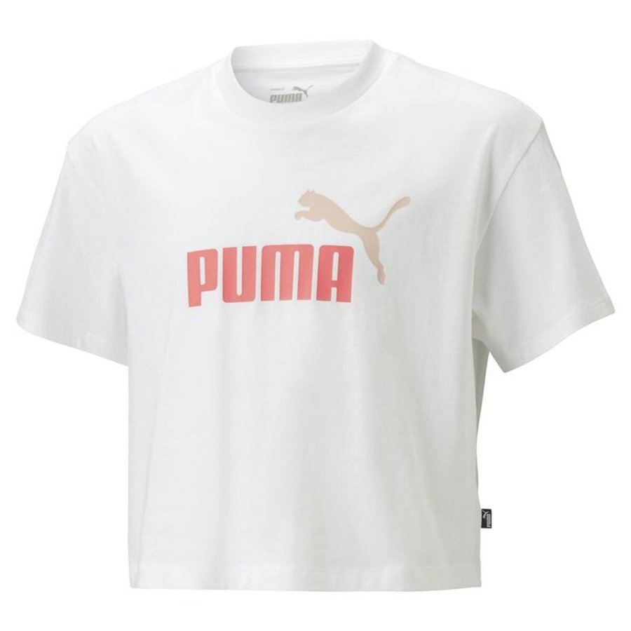 B�rne Kort�rmet T-shirt Puma 845346 52 Hvid #1