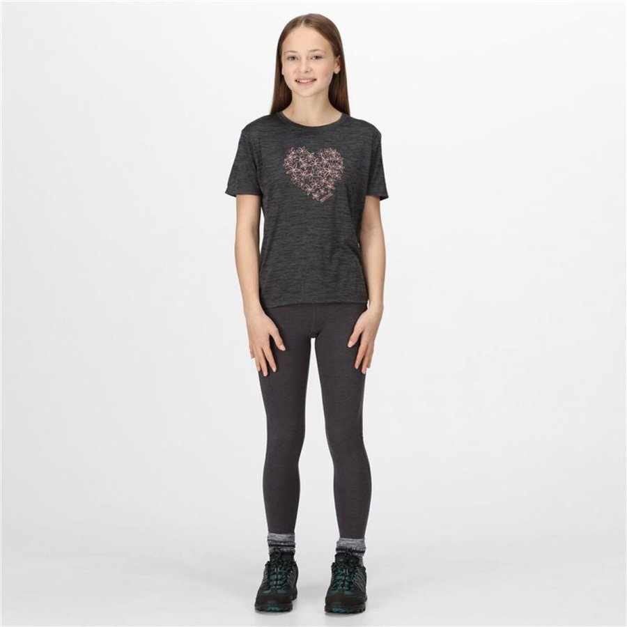 B�rne Kort�rmet T-shirt Regatta RKT143-4ZQ Gr� #5