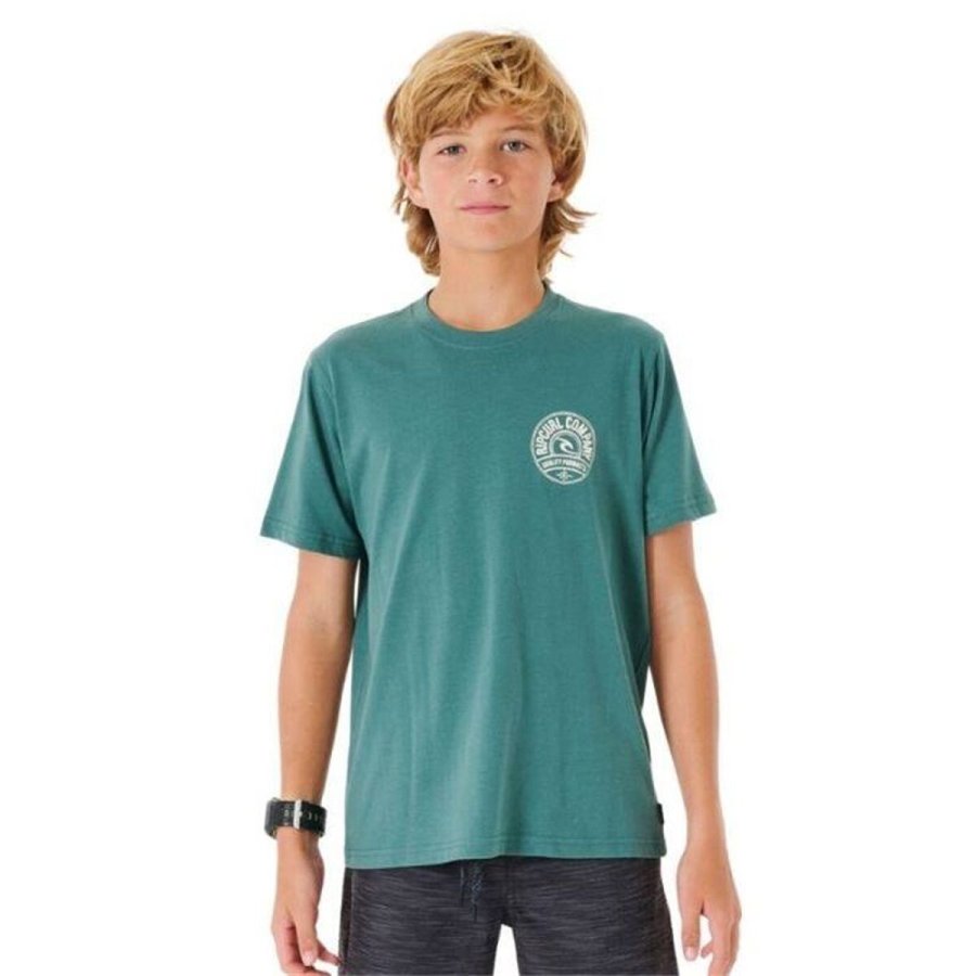 B�rne Kort�rmet T-shirt Rip Curl 021BTE-3136 Bl� #1