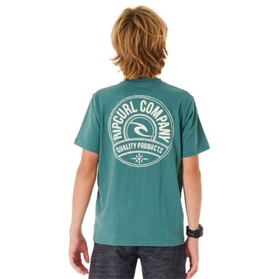 B�rne Kort�rmet T-shirt Rip Curl 021BTE-3136 Bl� #2