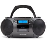 CD-radio Aiwa Sort LCD-sk�rm Bluetooth 5.0 #1
