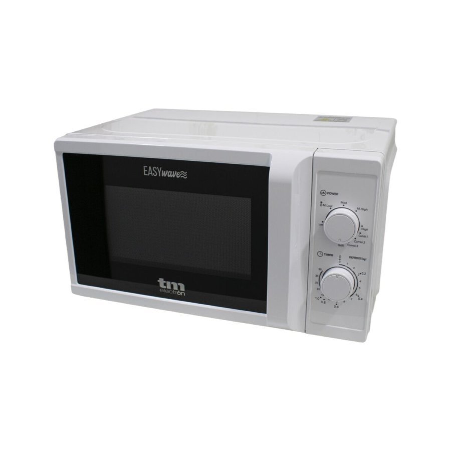Mikroblgeovnen med Grill TM Electron Hvid 700 W 20 L #11