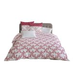 Dynebetrk st HOME LINGE PASSION Hvid Bourgogne 240 x 260 cm #1