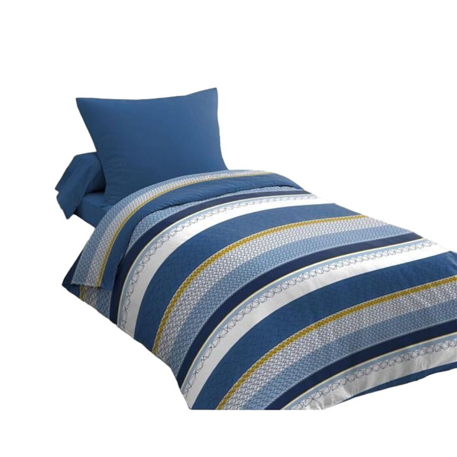Dynebetrk st HOME LINGE PASSION Bl Hvid 140 x 200 cm #1