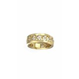Ring til kvinder Guess JUBR04605JWYG52 12 Gylden #1