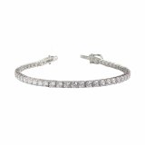 Armbnd til kvinder Albert M. WSOX00568.RD.WHI.19 Slvfarvet #1