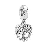 Charm til kvinder Pandora HEART FAMILY TREE DANGLE CHARM #1