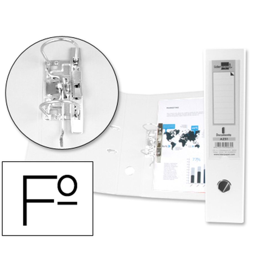 Ringbind Liderpapel AZ51 Gul #1