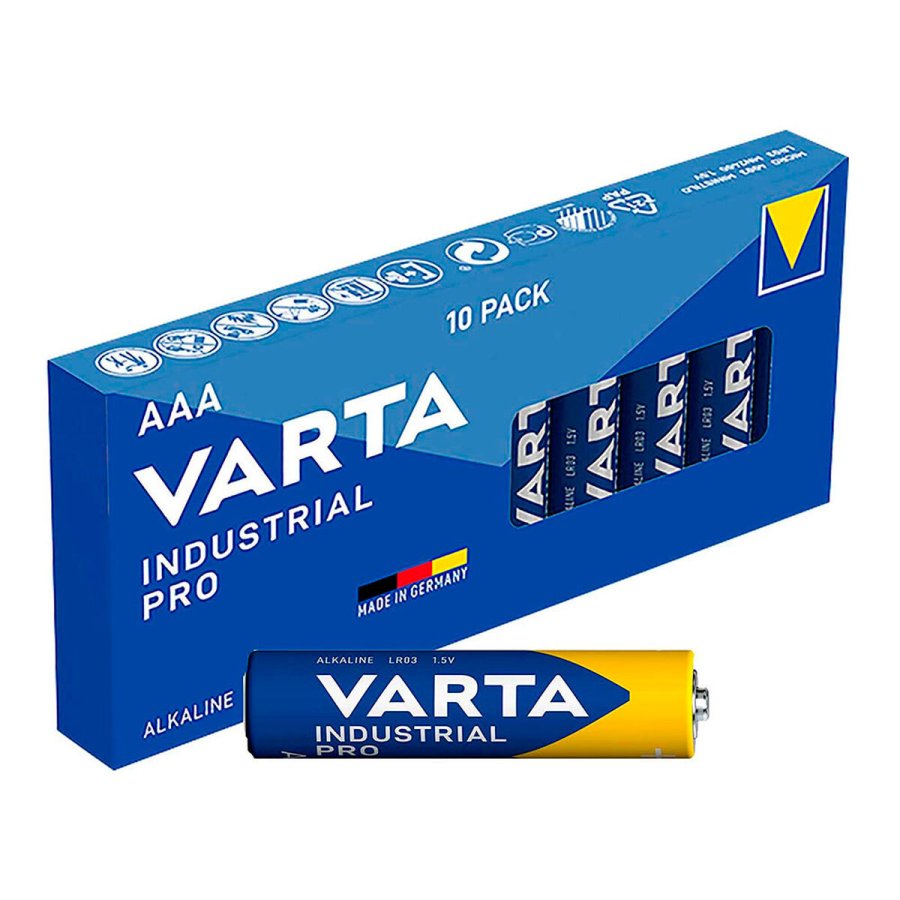 Batterier Varta Industrial Pro AAA LR03 1,5 V (10 enheder) #1