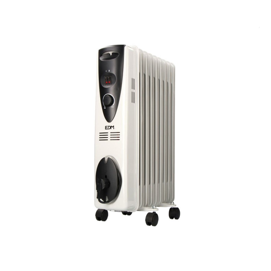 Olieradiator (9 kamre) EDM 07122 Hvid 2000 W #1