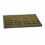 Drmtte Hidalgo Brun Gummi Kokosnd Fiber Kagerulle #1