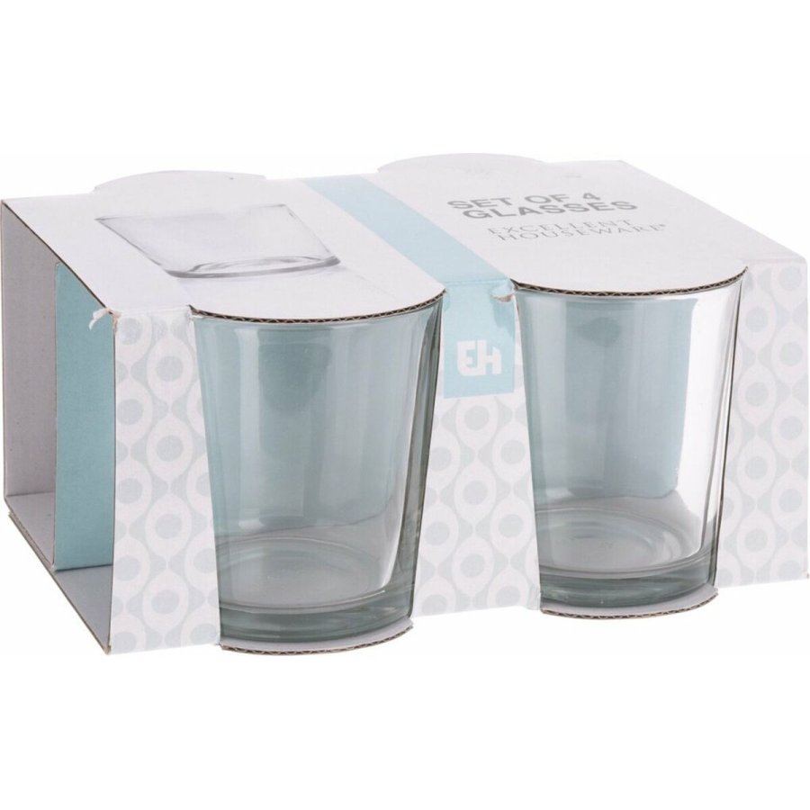 Glasst Excellent Houseware ye6000410 Gennemsigtig Krystal 280 ml (4 enheder) #3