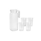 St med kande og skle Excellent Houseware ye9000500 200 ml 1,1 L 5 Dele #1