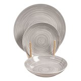 Kinesisk porceln Caison Sakura Brun Gr Porceln 12 Dele #1