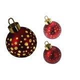 Julekugle Lifetime Rd  15 cm LED Lys #5