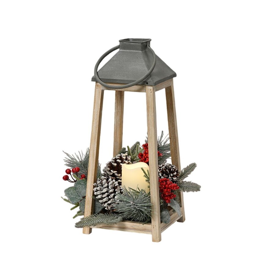 Laantarn Lumineo 15 x 15 x 36 cm Stearinlys LED #1