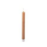 Stearinlys LED Lumineo Brun  2,2 x 24,5 cm Flammeeffekt 2 enheder #1