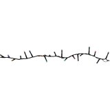 LED guirlande Lifetime Multifarvet 10 m Genopladeligt batteri Solar #1