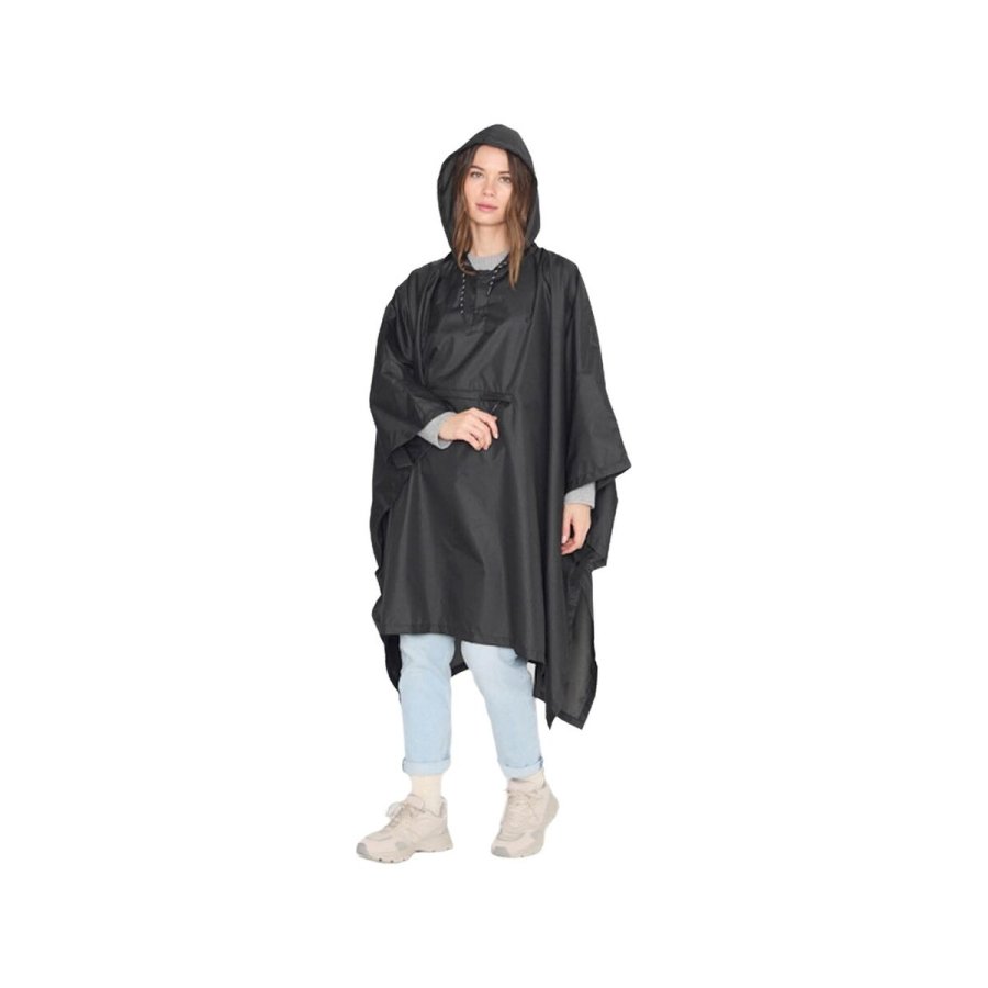 Regnfrakke Bisetti Sort (Onesize) #1