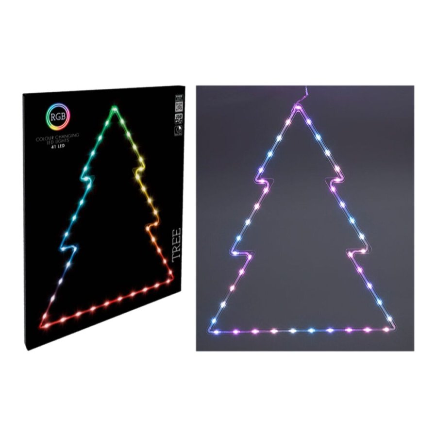 Lysdekoration BASIC & CO RGB Juletr� 48 x 60 cm #2