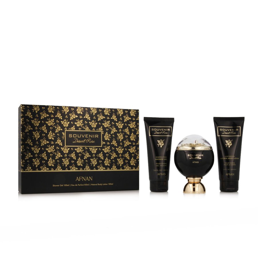 Parfume st til kvinder Afnan Souvenir Desert Rose EDP 3 Dele #1