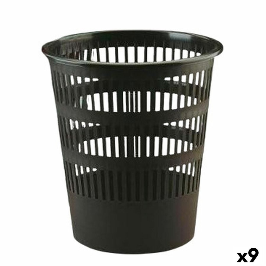 Papirkurv Faibo Multifarvet polypropylen 12 L (9 enheder) #1