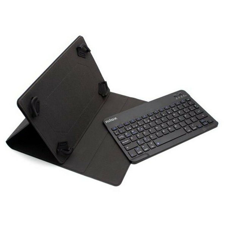 Case til tablet og tastatur Nilox Sort #1