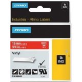 Lamineret tape til mrkningsmaskiner Rhino Dymo ID1-19 19 x 5,5 mm Rd Hvid Lim Auto bindemidler (5 enheder) #2