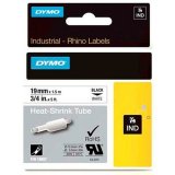 St med krympeslange Rhino Dymo ID1-19 19 x 1,5 mm Sort Hvid (5 enheder) #2