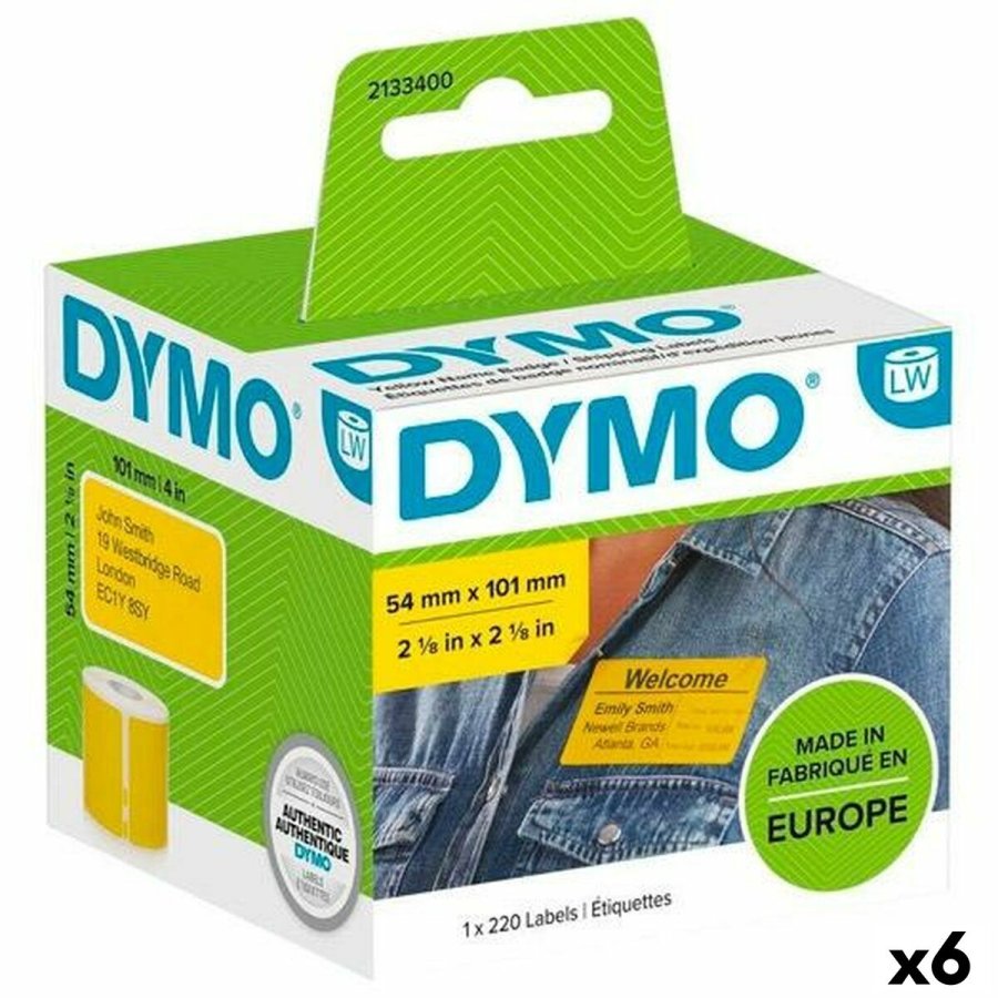 Printer labels Dymo Label Writer Gul 220 Dele 54 x 7 mm (6 enheder) #1