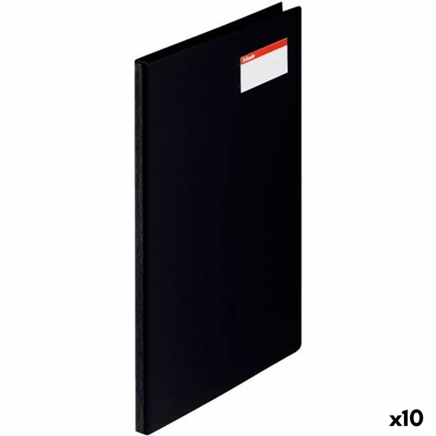 Folder Esselte Sort PVC A4 (10 enheder) #1