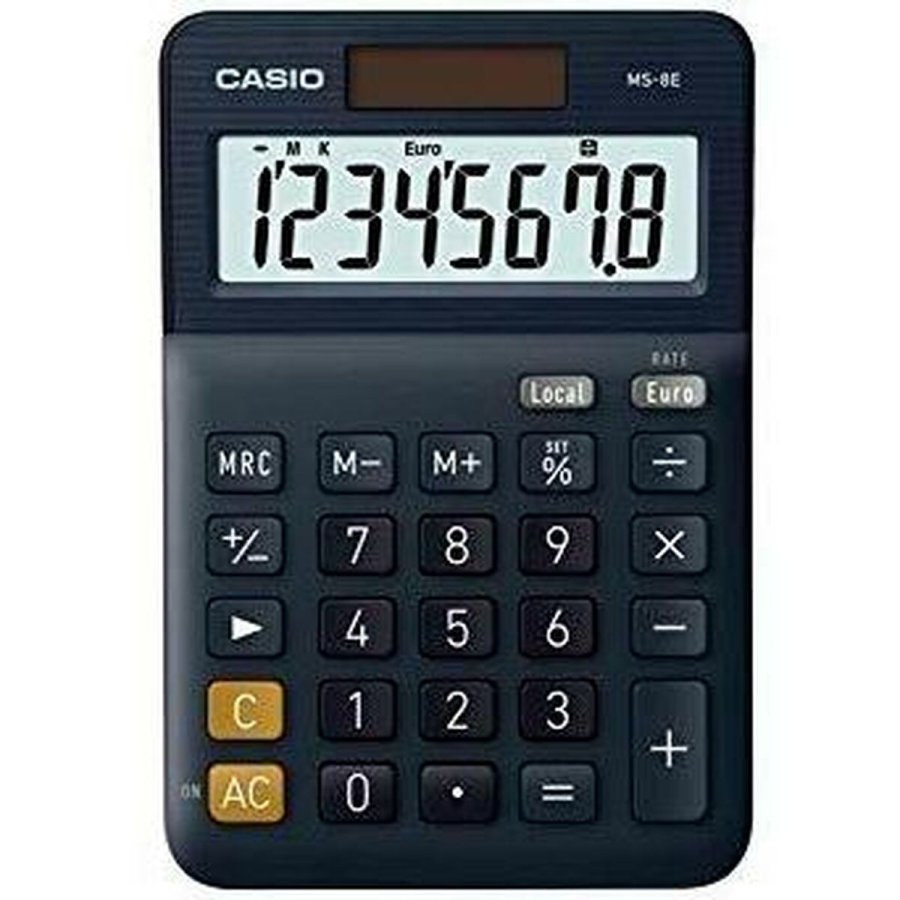 Lommeregner Casio MS-8E Sort (10 enheder) #2