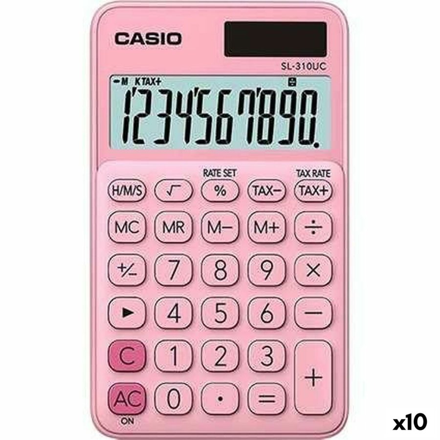 Lommeregner Casio SL-310UC Pink (10 enheder) #1