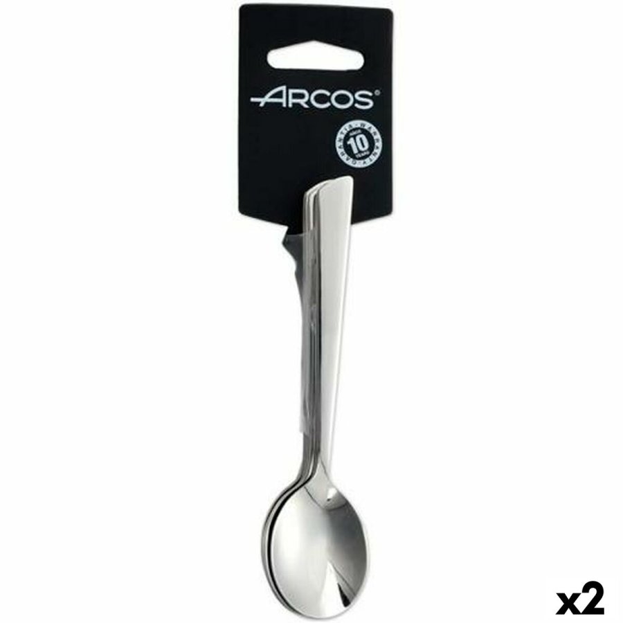 Kaffeskeer Arcos Toscana Slvfarvet Rustfrit stl (2 enheder) #1