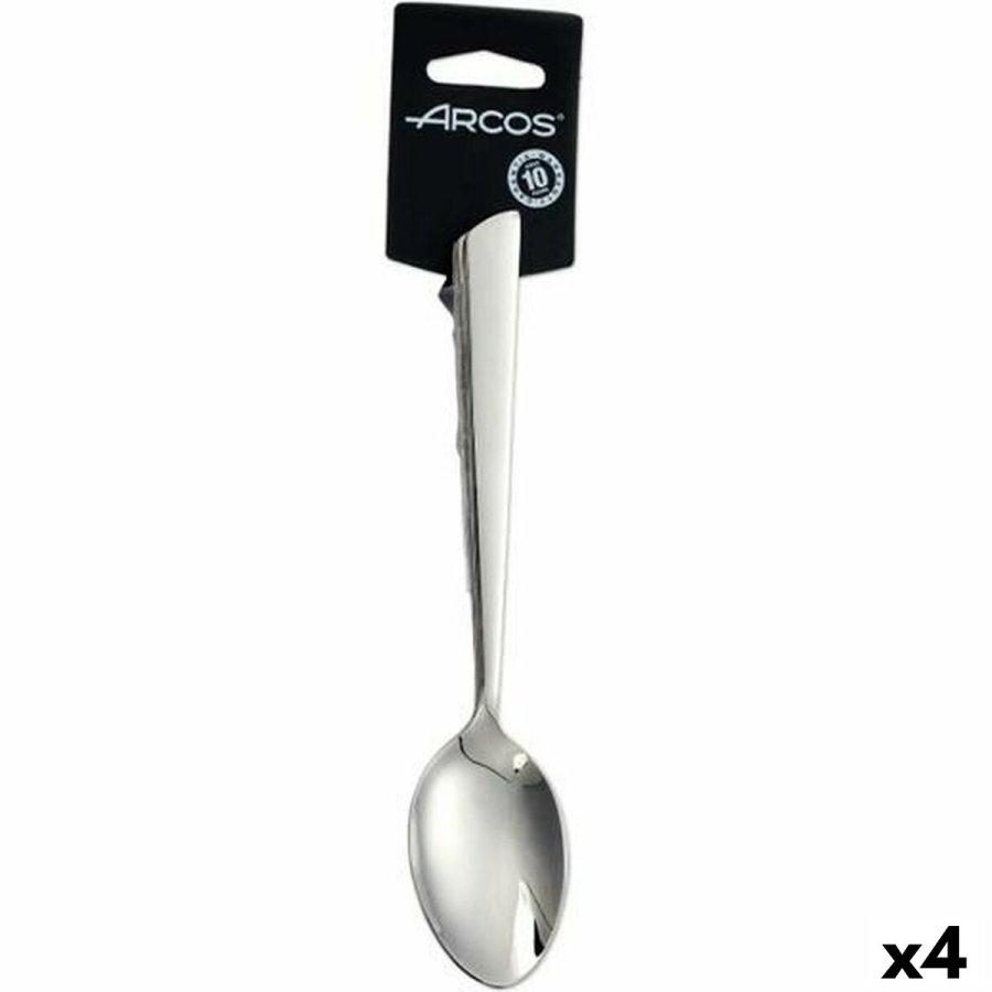 St med skeer Arcos Toscana 20 cm Slvfarvet Rustfrit stl (4 enheder) #1