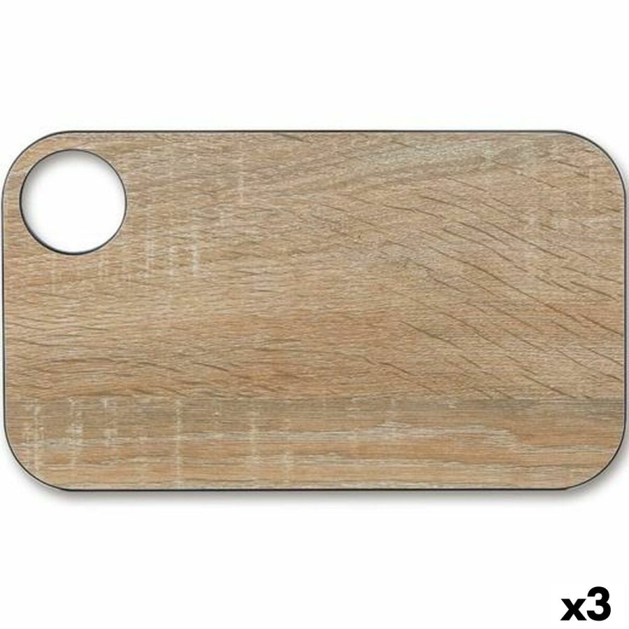 Skrebrt Arcos Brun Harpiks 24 x 14 cm Fiber (3 enheder) #1