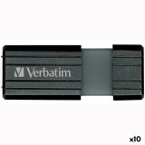 USB-stik Verbatim PinStripe Sort 64 GB #1