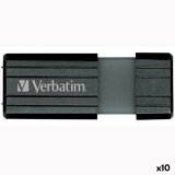 USB-stik Verbatim Store'n'Go PinStripe Sort 16 GB #1