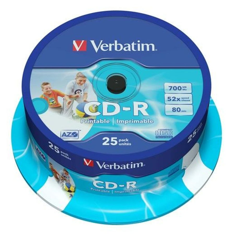 CD-R Verbatim 25 Dele 700 MB 50 MB/s (8 enheder) #2