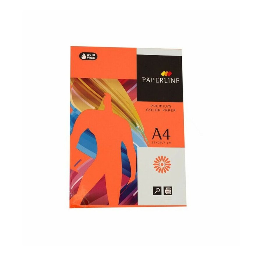 Printerpapir Fabrisa Paperline A4 500 Ark Orange (5 enheder) #2