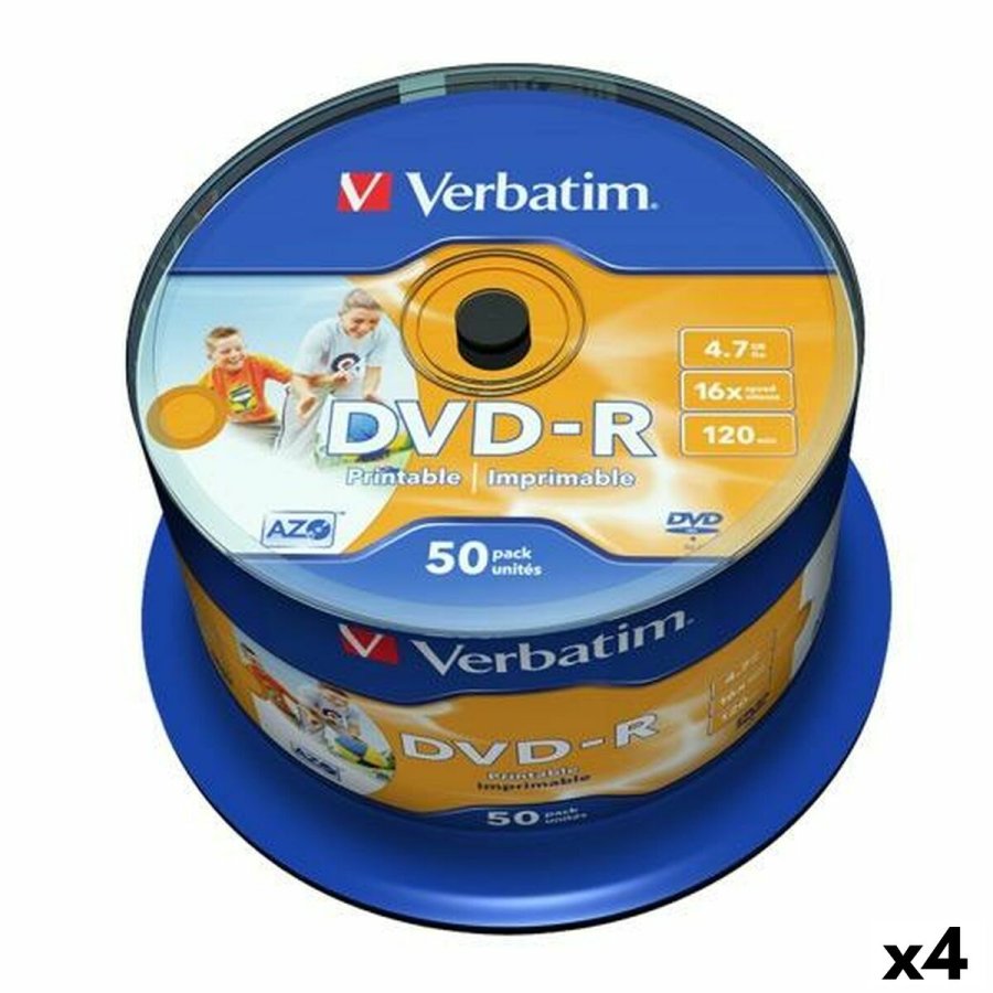 DVD-R Verbatim 4,7 GB 16x (4 enheder) #1