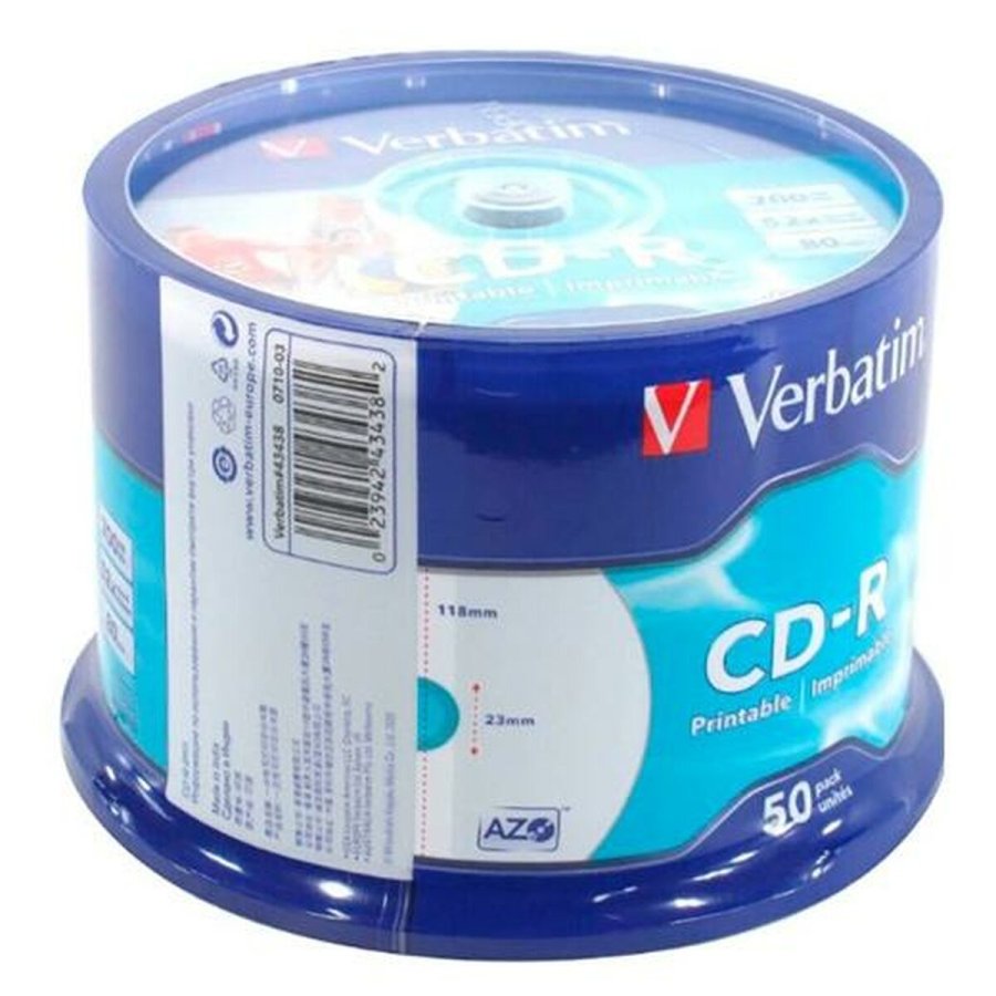 CD-R Verbatim 700 MB 52x (4 enheder) #2