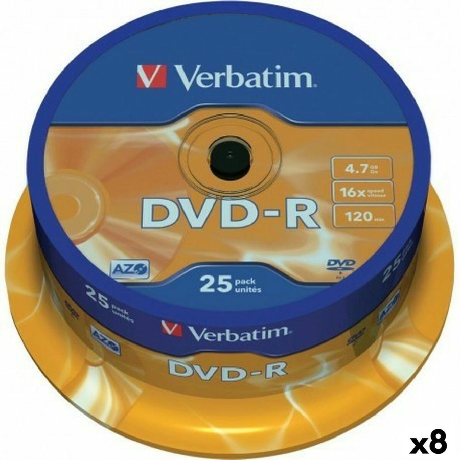 DVD-R Verbatim 4,7 GB 16x (8 enheder) #1