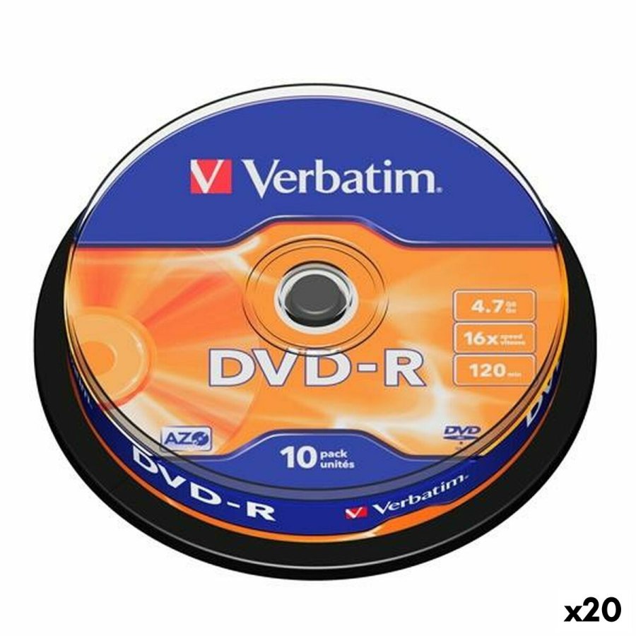DVD-R Verbatim 4,7 GB 16x (20 enheder) #1