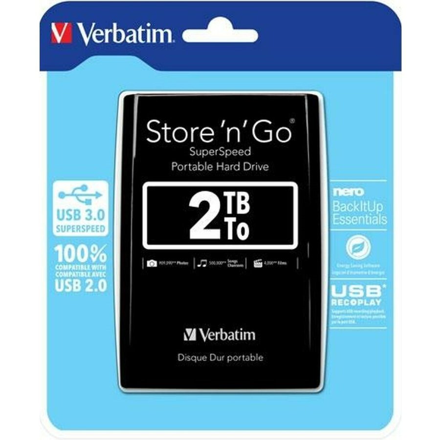 Ekstern harddisk Verbatim Store n Go 2 TB #2