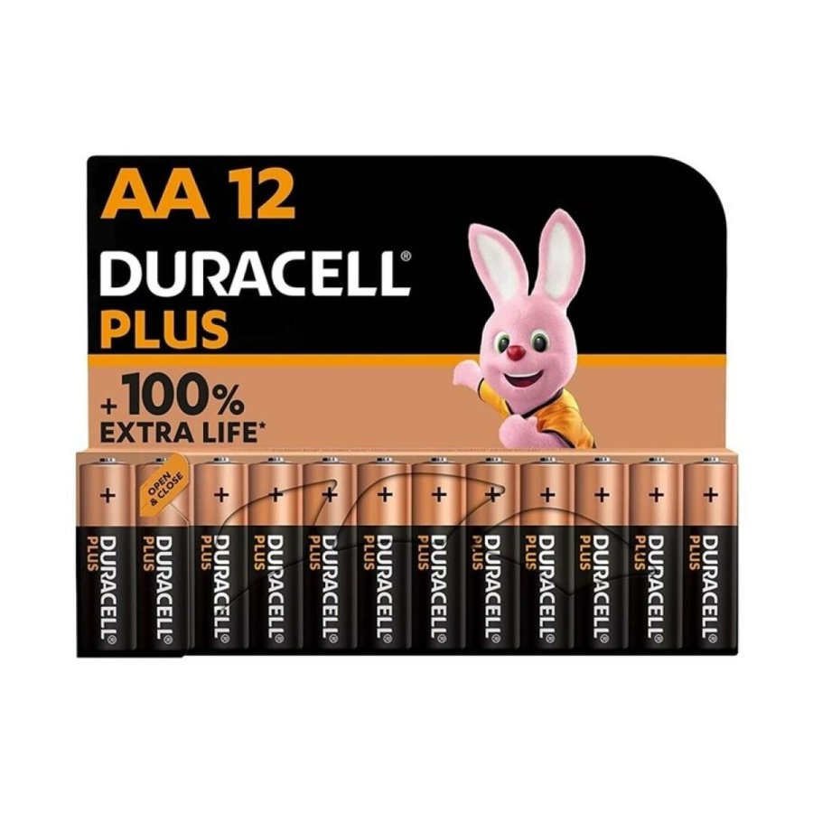 Alkalinebatterier DURACELL Plus 1,5 V LR06 (12 enheder) #3